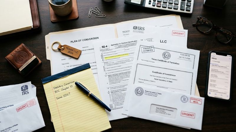 Texas Statutory Conversion: How to Move Your LLC and Keep Your EIN